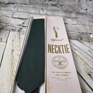 Vintage 1950s Boy Scouts of America Official Necktie #612 In Box Unused NOS